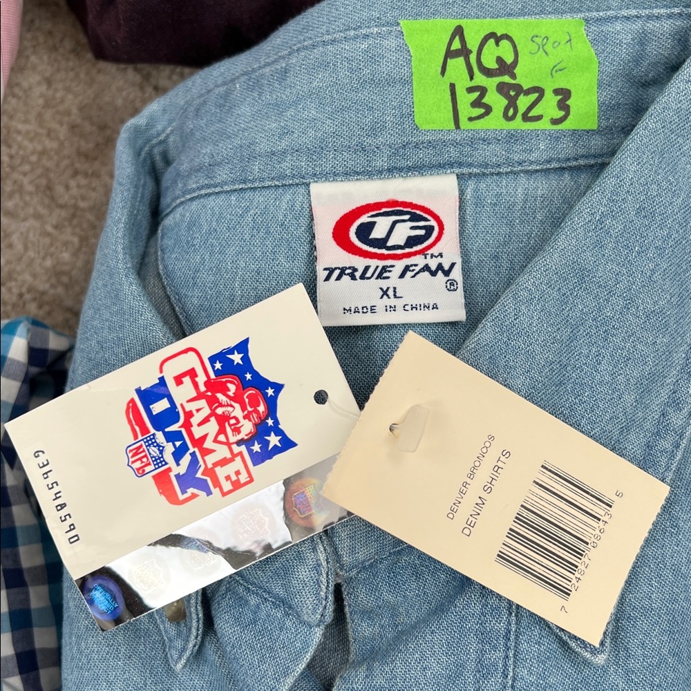 Mens Shirt Lot XL J.Crew Jared Lang Marc Anthony Lucky Brand Button Up Reseller - Picture 3 of 8